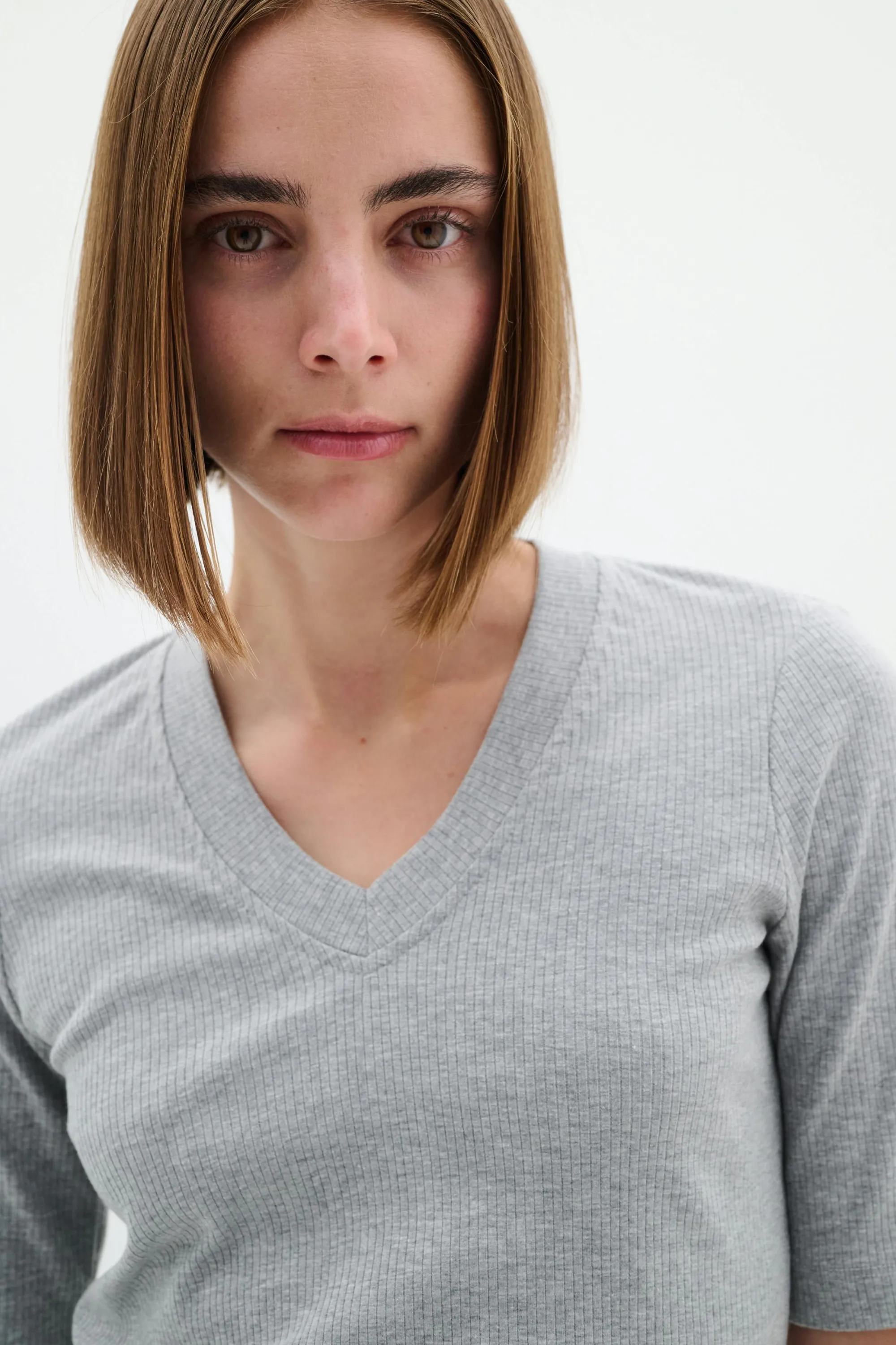 InWear T-shirts & Toppe | DagnaIW Melange V T-shirt