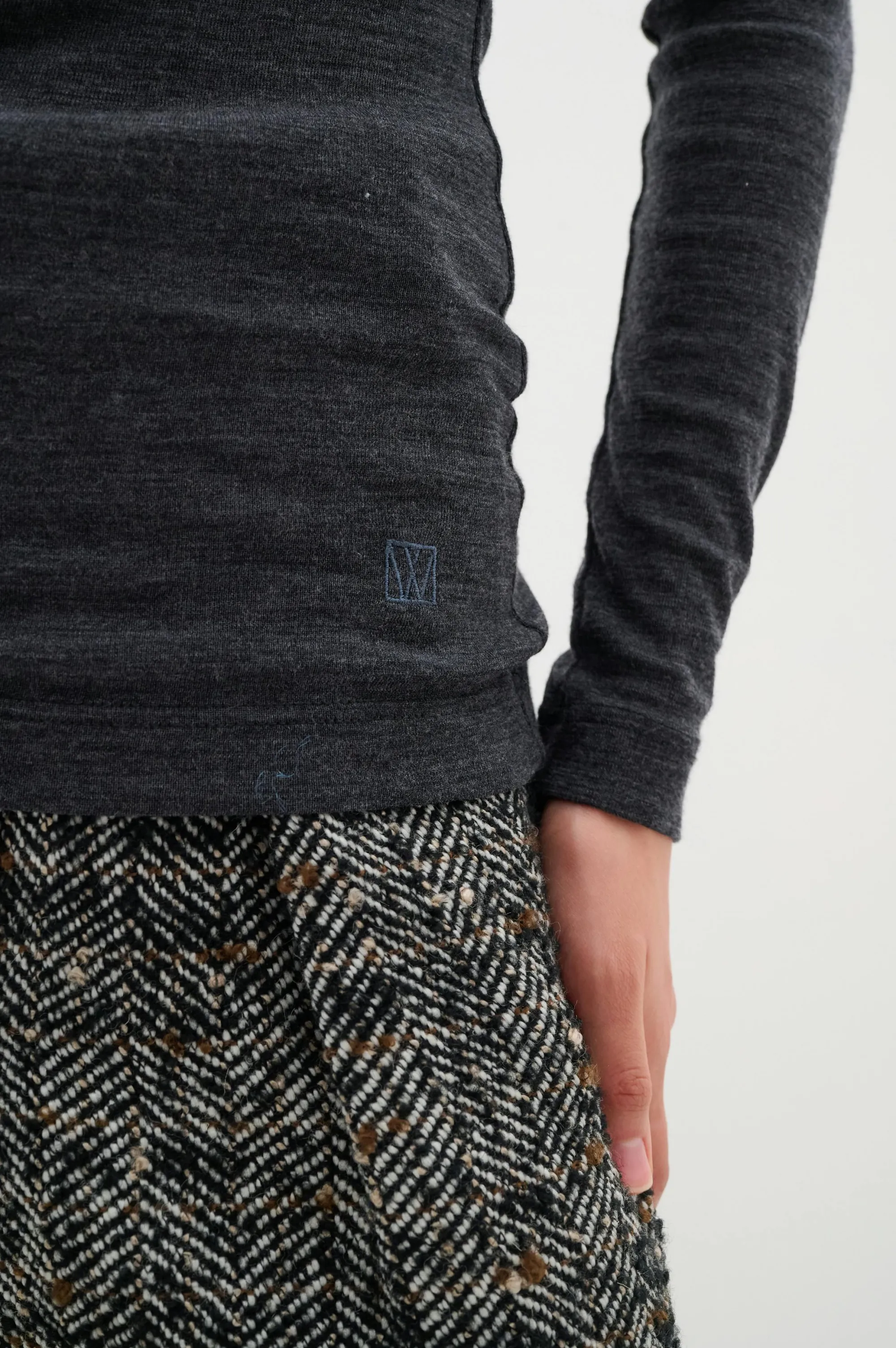 InWear T-shirts & Toppe | FangIW Uld langærmet T-shirt